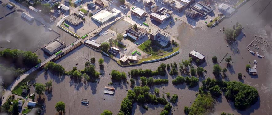 Kelowna, BC commercial storm cleanup